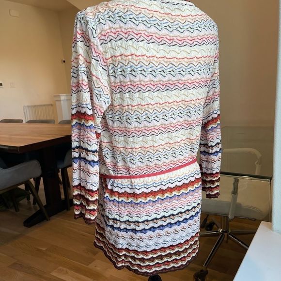 Missoni Zigzag VTG Italian Open Knit Sweater - M - Picture 5 of 9